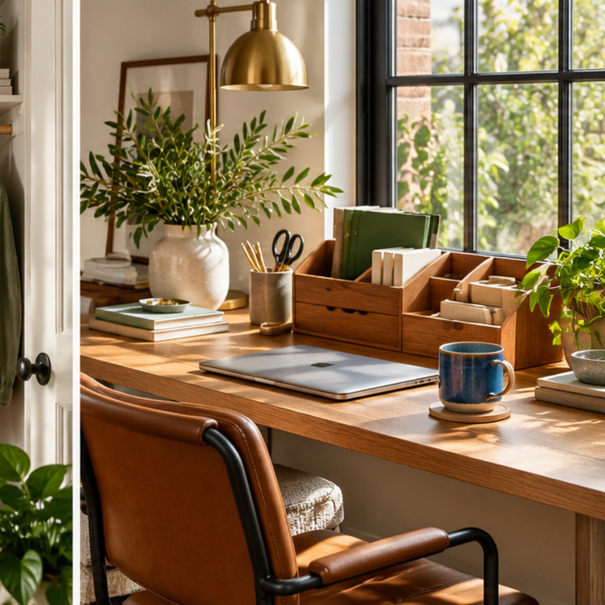 DESK, UNCLUTTERED